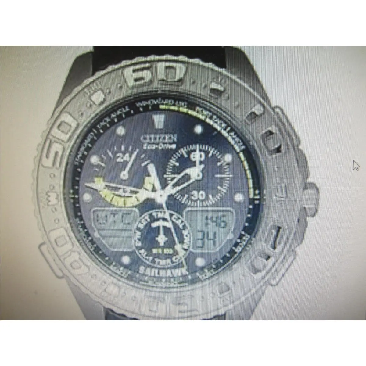 Eco-drive Men`s Watch Sailhawk S/s Lea JR4034-02E by Citizen