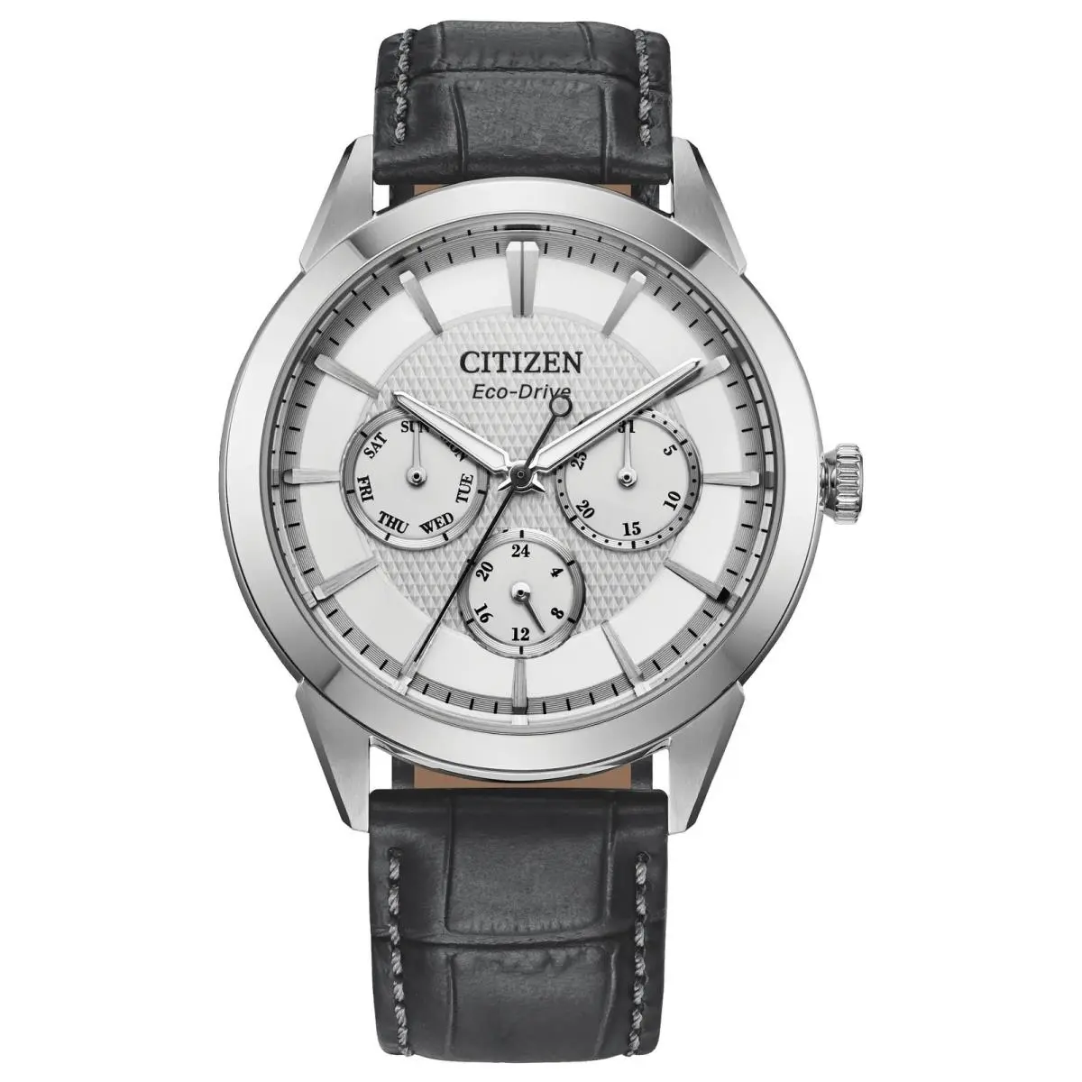 Eco-drive Rolan BU02110-01A Men`s 40mm Stainless Steel Silver Dial Watch by Citizen