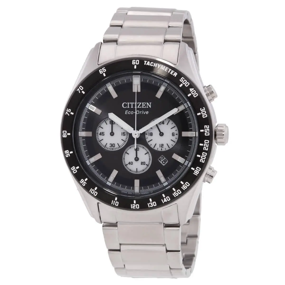 Eco-drive Chronograph Black Dial Men`s Watch CA4674-58E by Citizen