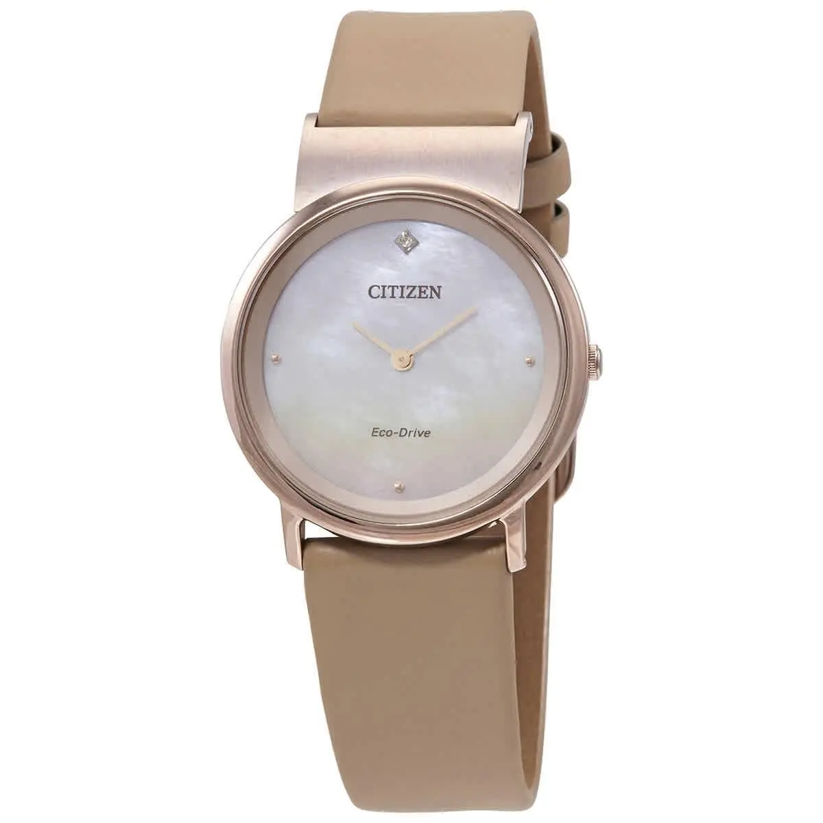 EG7073-16Y White Mop Dial 31 mm Women`s Watch by Citizen