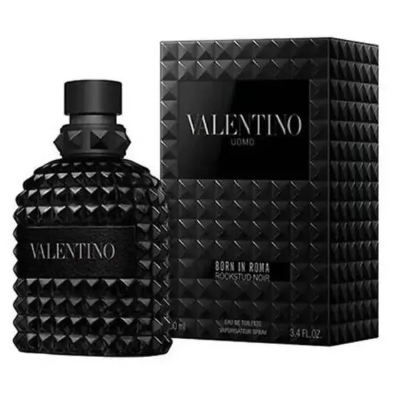 Valentino Uomo Born In Roma Rockstud Noir 3.4oz / 100ml Men’s Cologne Perfume