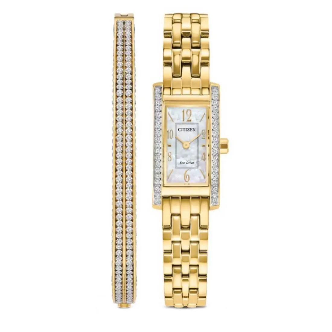 Petite Palidoro Women`s Mother of Pearl Quartz Watch - EG7112-59Y by Citizen