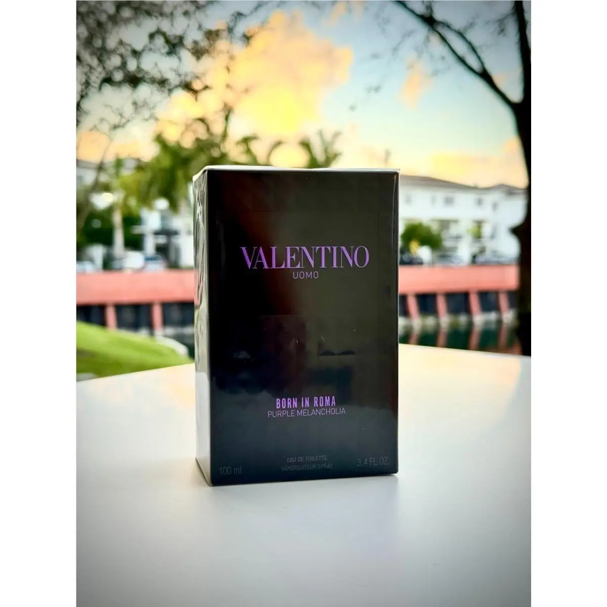 Uomo Born in Roma Purple Melancholia Eau de Toilette 3.4 oz by Valentino