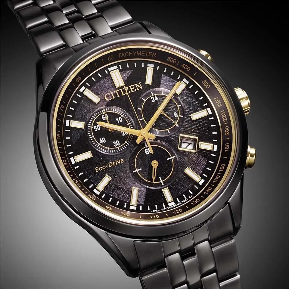 Collection AT2576-68E Light in Black 50th Anniv Limited Eco-drive Watch by Citizen