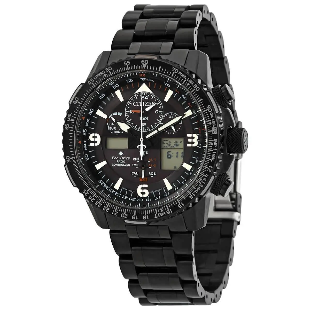 JY8085-81E Promaster Sky Black Dial 45.4 mm Men`s Watch by Citizen