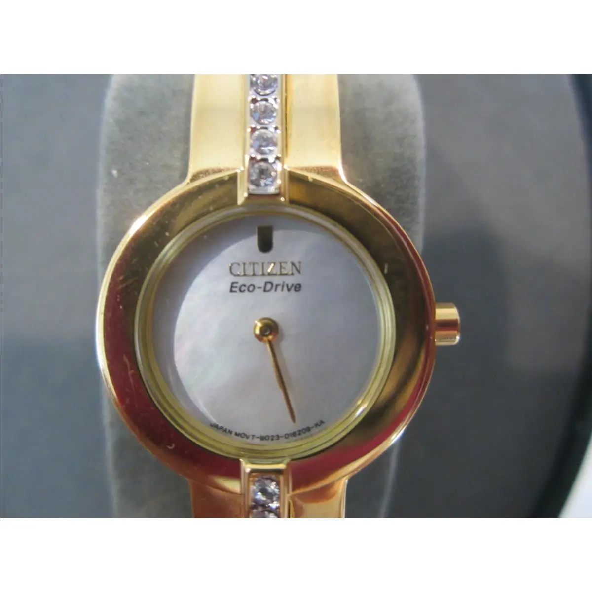 Eco-drive Stiletto Lady`s Watch Diamond All S/s Gold EG3122-57D by Citizen