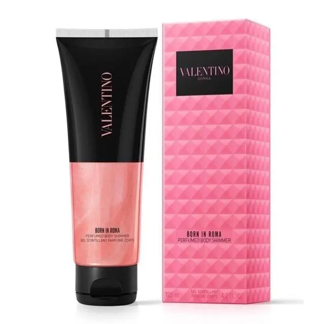 Born In Roma Perfumed Body Shimmer For Women Glow 4.2 oz by Valentino