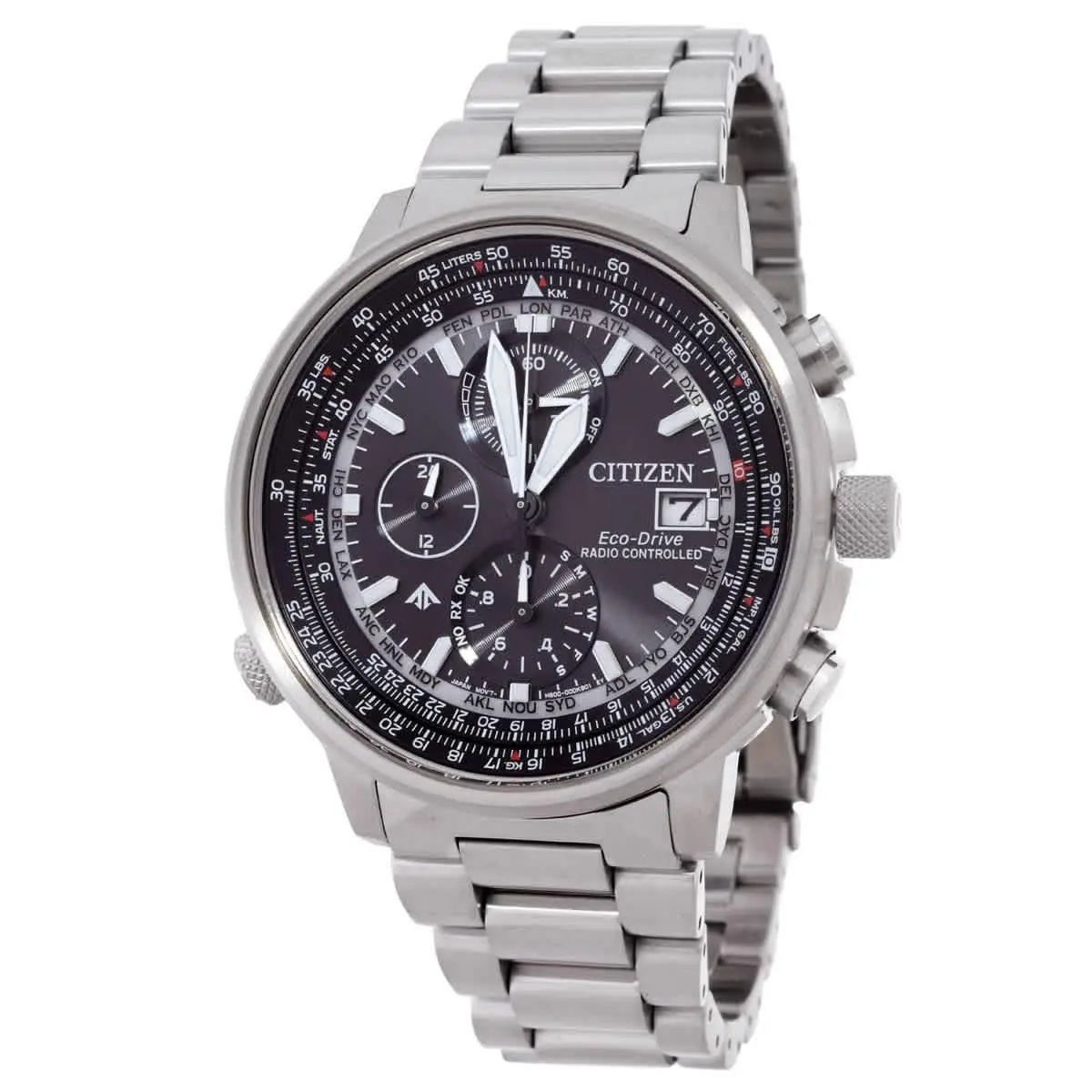 Promaster Perpetual World Time Chronograph Men`s Watch AT8300-58E by Citizen