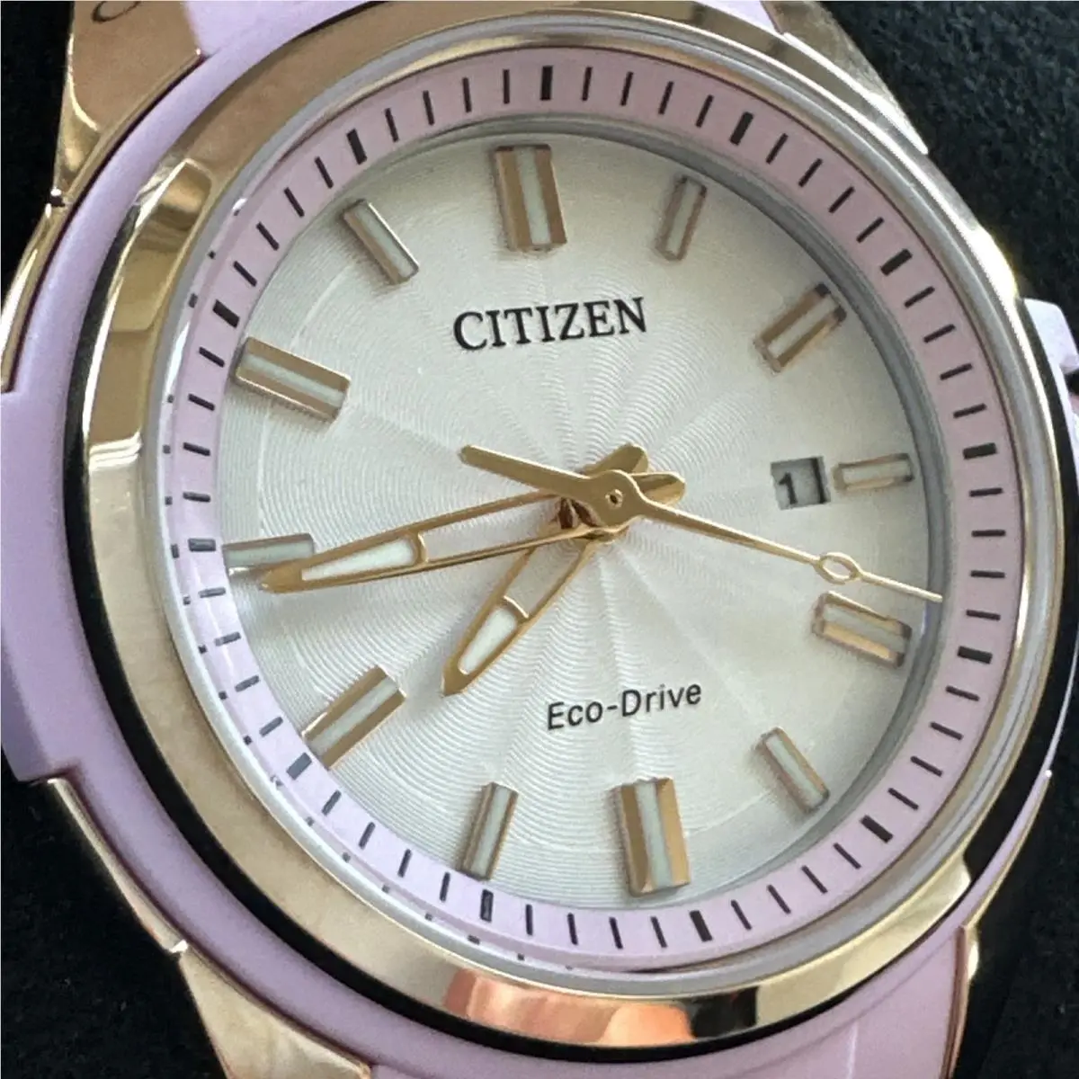 Sport Casual Womens Pink Strap Watch Fe1263-01a by Citizen