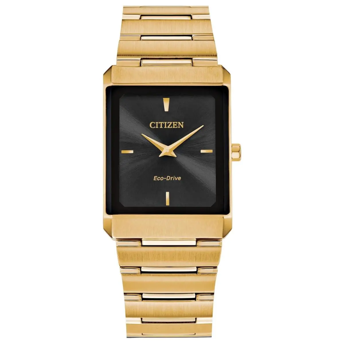 Eco-drive Stiletto AR3102-51E 28mm Gold Stainless Steel Black Dial Watch by Citizen