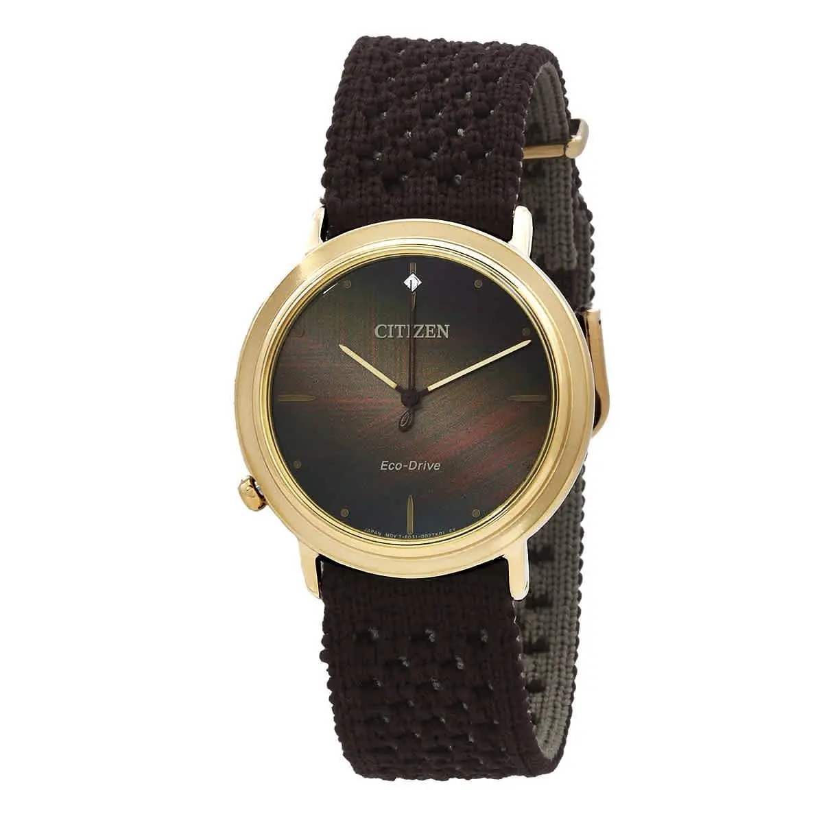 L Ambiluna Eco-drive Brown Dial Ladies Watch EM1003-48X by Citizen