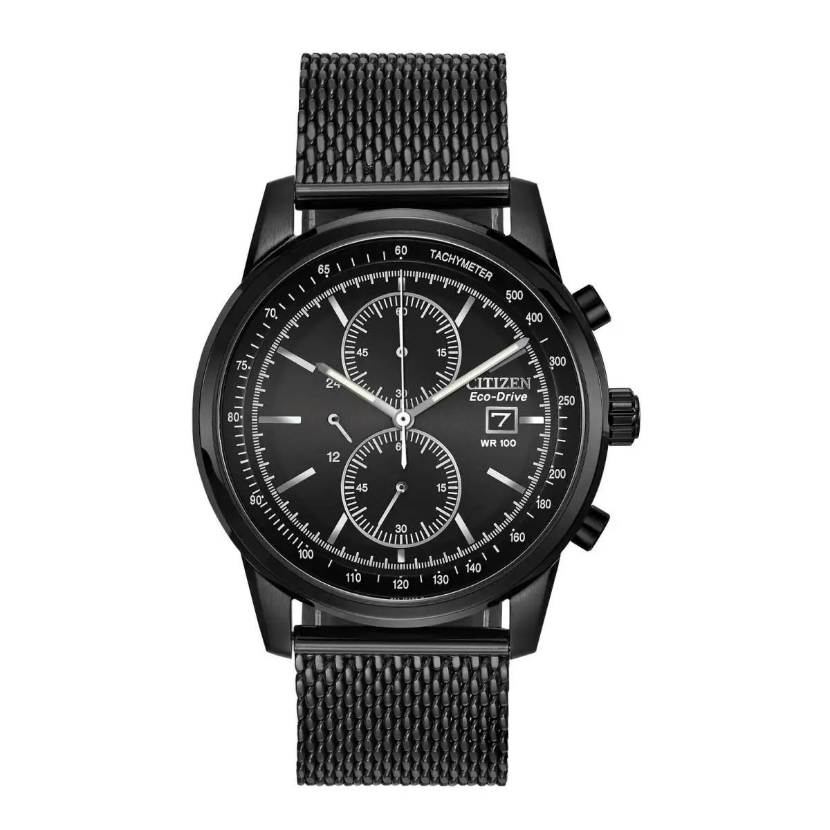 Eco-drive Paradex CA0338-57E Mesh Band 42mm Black Stainless Steel Watch by Citizen