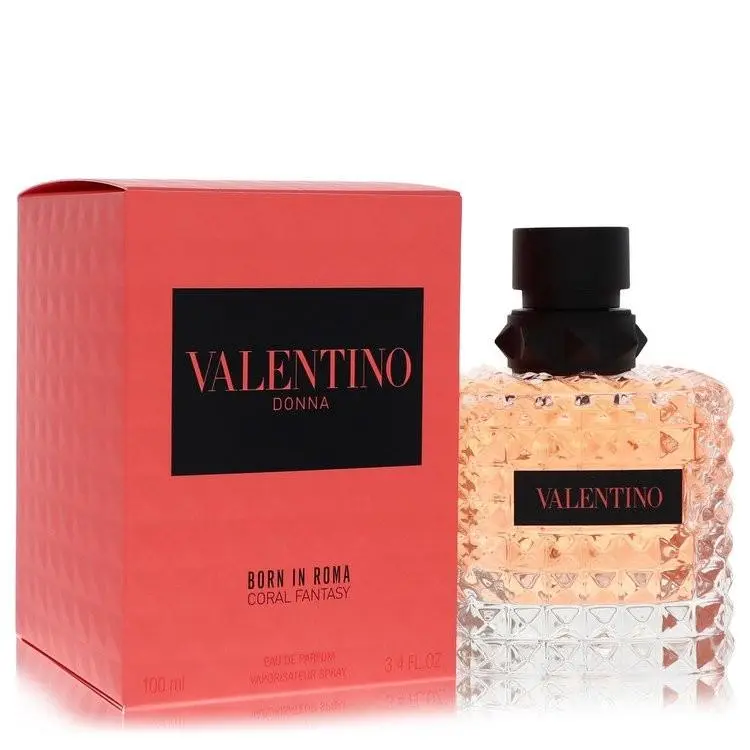 Donna Born In Roma Coral Fantasy Eau De Parfum Spray 3.4oz 100ml Women by Valentino