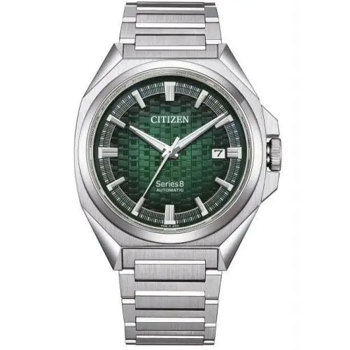 Series 8 Green Dial Automatic Stainless Steel Men`s Watch NB6050-51W by Citizen