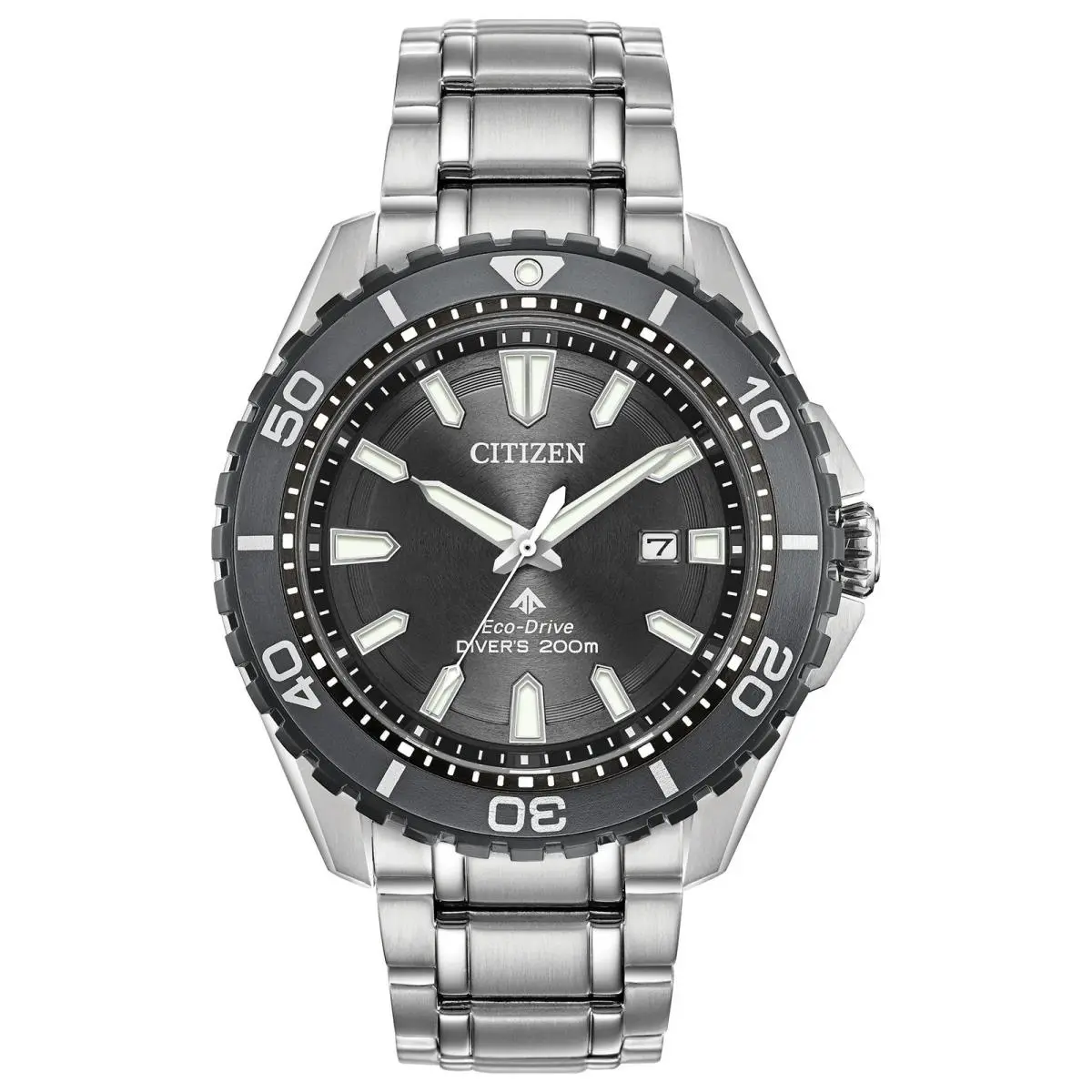 Citizen Eco-drive Promaster Dive BN0198-56H Grey Ion Stainless Steel 45mm Watch