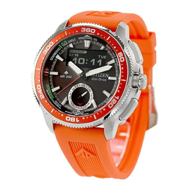 Promaster Marine Wavetracker JV3000-13E Black Dial Men`s Watch by Citizen