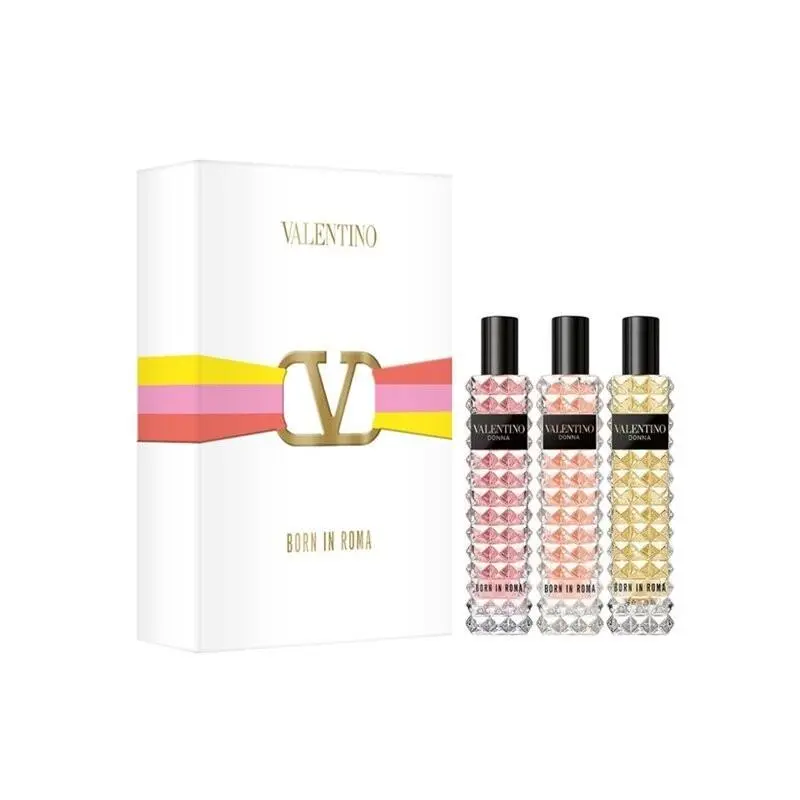 Born IN Roma Coral Fantasy Yelow Dream 3 Pc Set Edp Spray 3 x 15ML by Valentino