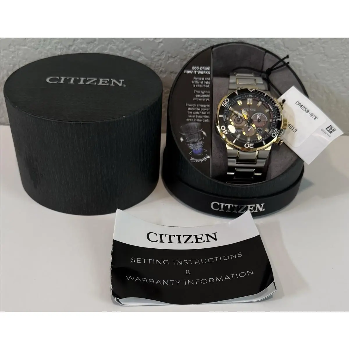 CA4258-87E Brycen Mens Eco-drive Stainless Steel Watch by Citizen