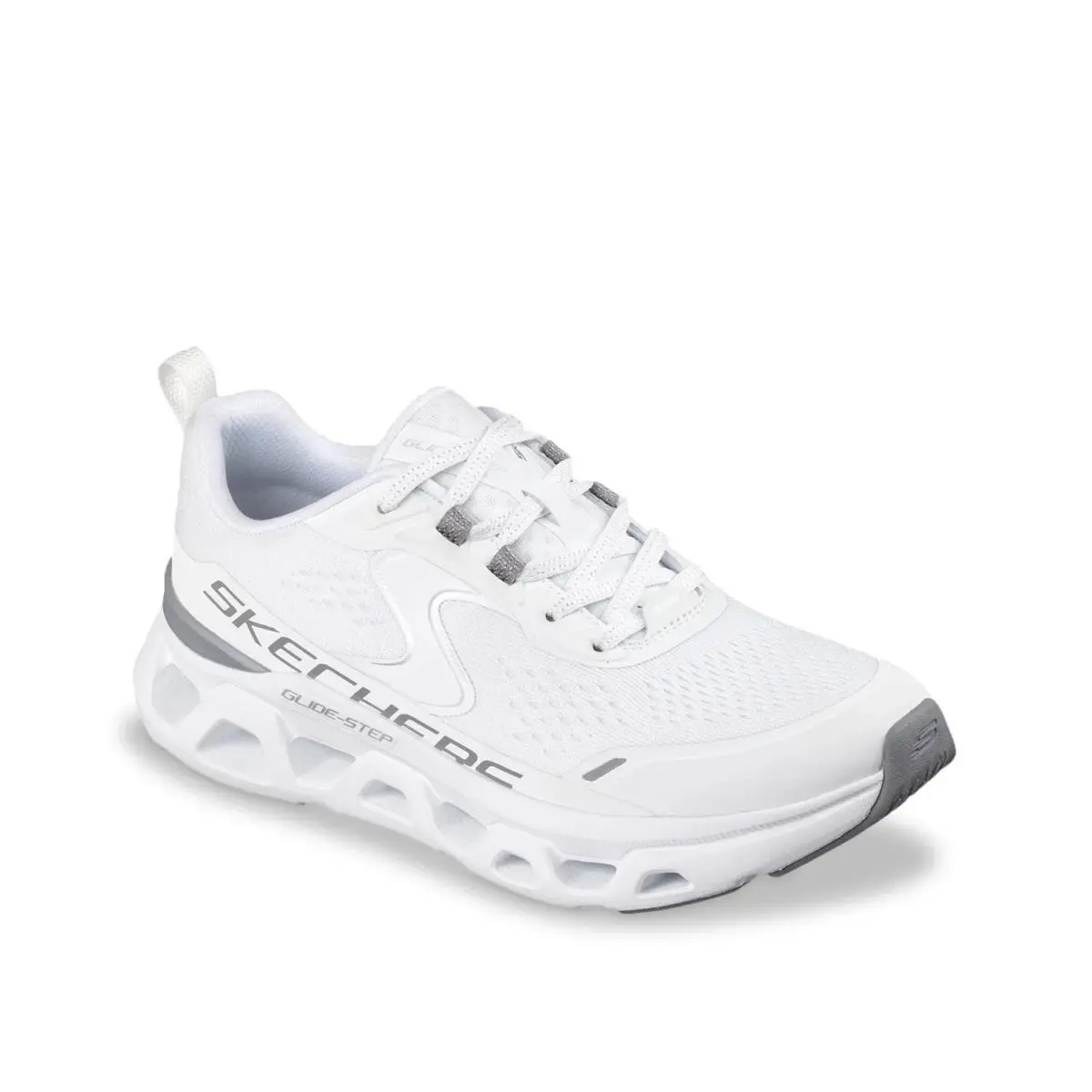 Flash Deal  Glide Step Altus Cool Motion Women`s Walking Shoes White by Skechers