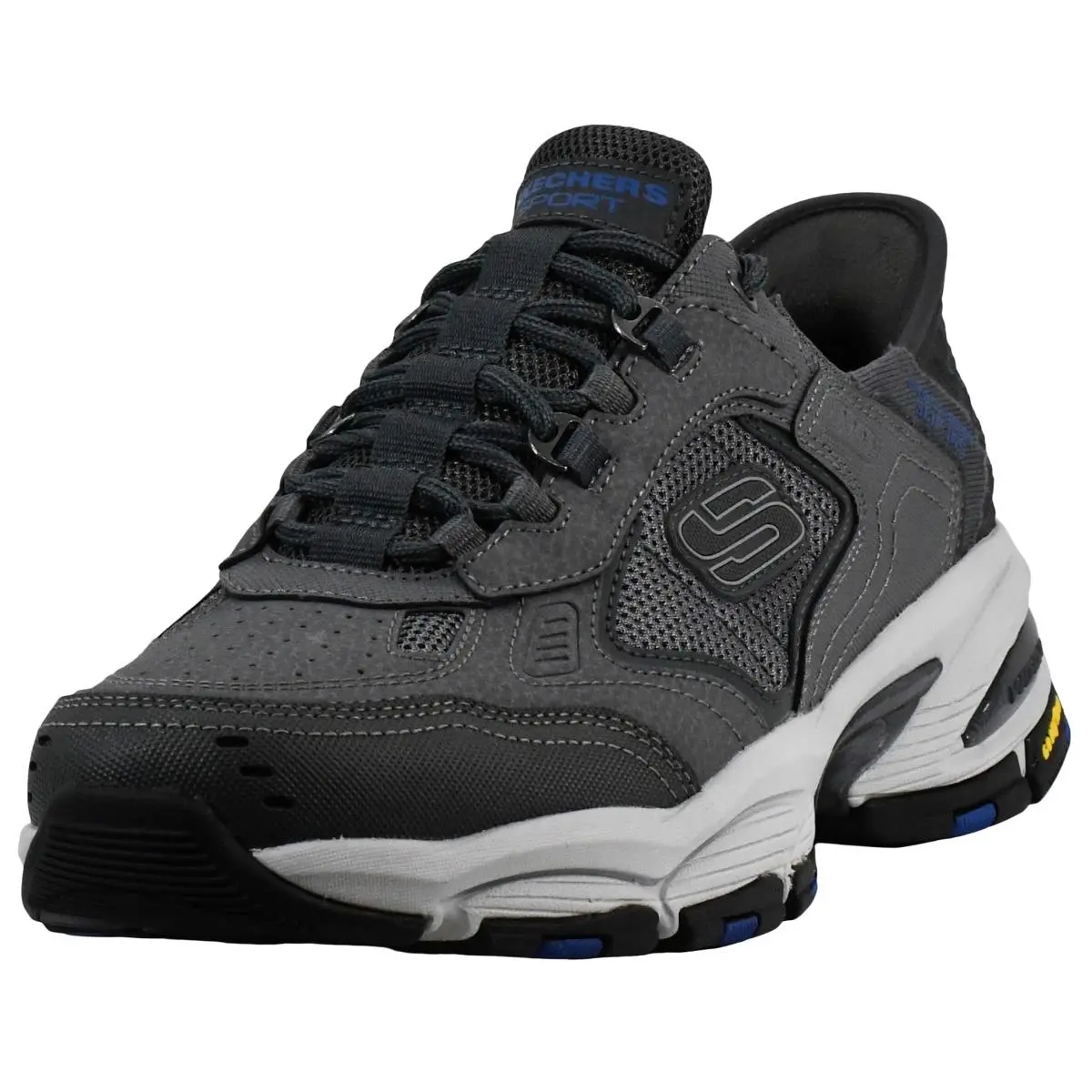 Men`s Slip-ins: Vigor 3.0 - Drafting Shoes Black/grey 10.5 Wide charcoal by Skechers
