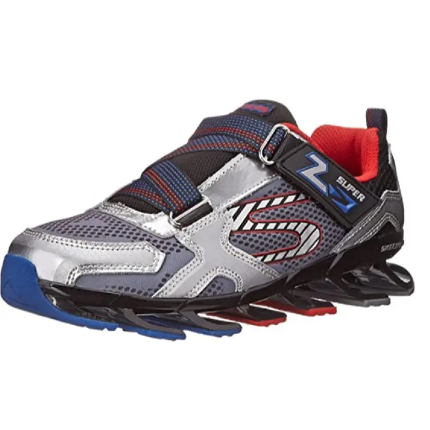 Skechers Kids Girls Mega Blade Sneaker Silver/black 95570L
