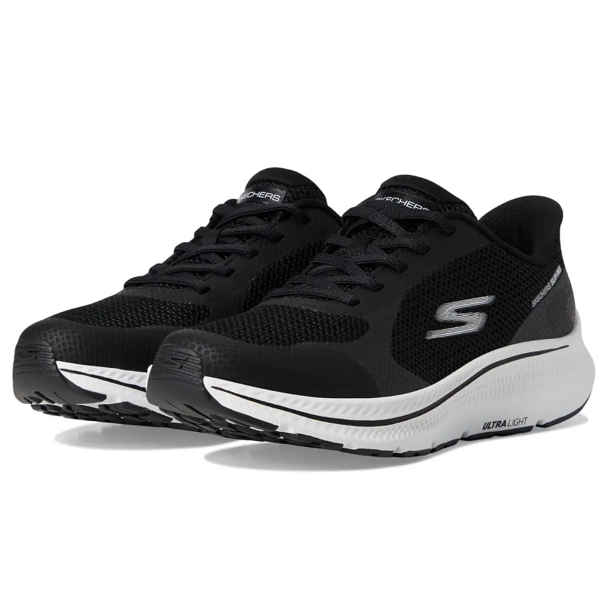 Woman`s Shoes  Go Run Consistent 2.0 Captiva Hands Free Slip-ins Black/White by Skechers