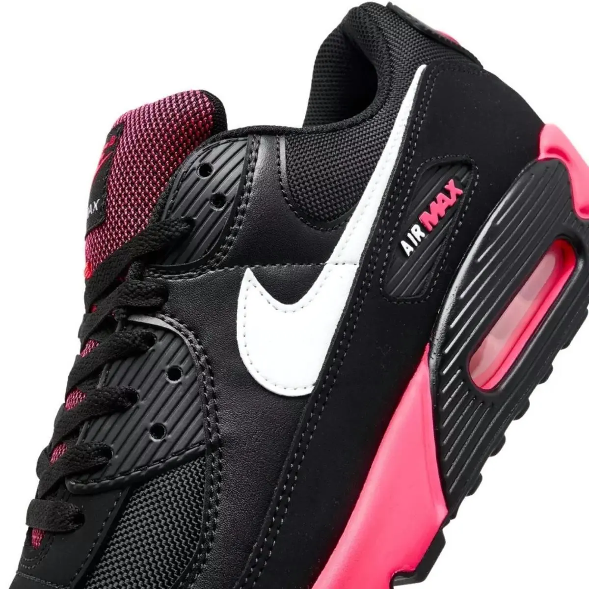 Nike shoes - Nike Air Max 90 - Air Max - Black, Maufacturer: Black/Racer Pink/White 23