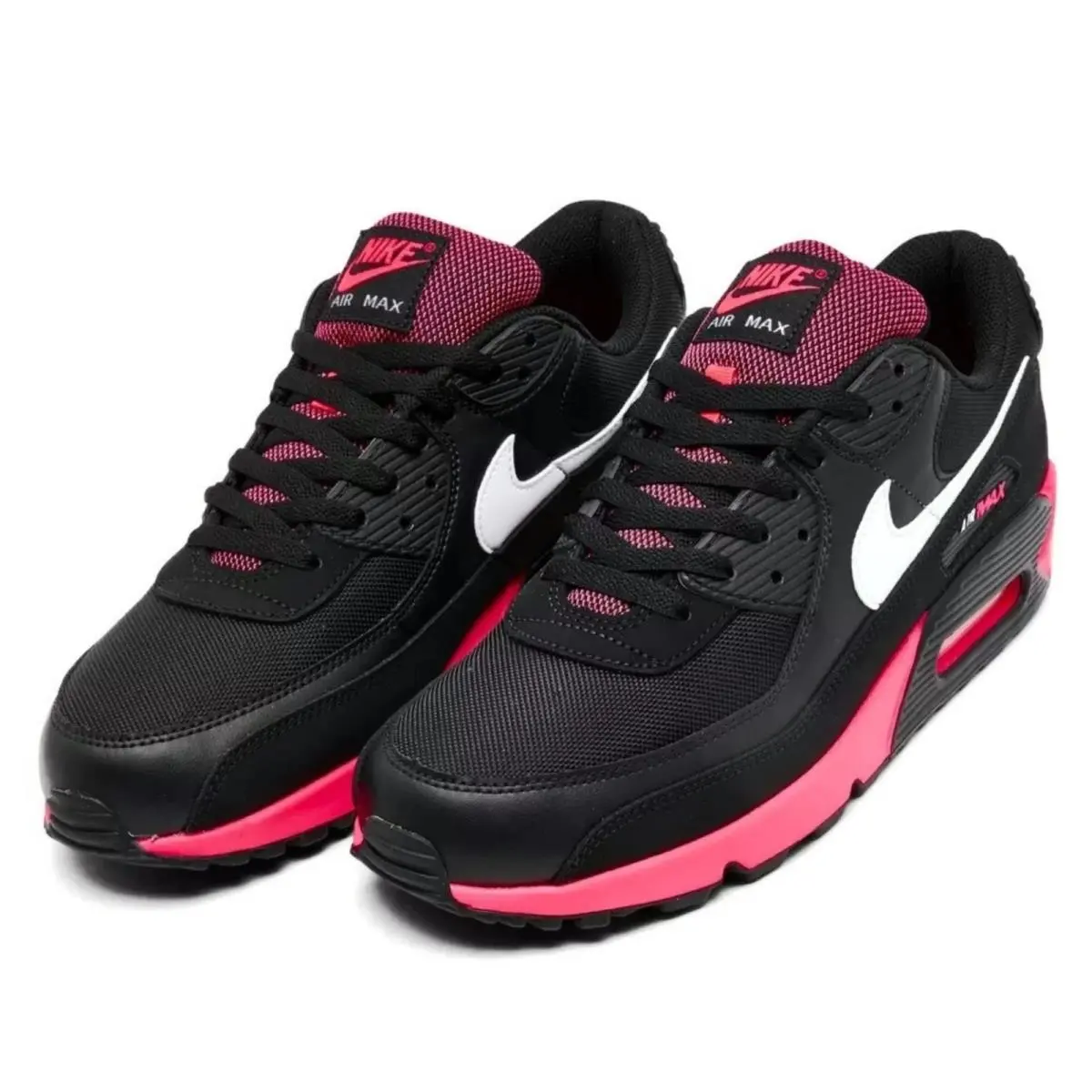 Nike shoes - Nike Air Max 90 - Air Max - Black, Maufacturer: Black/Racer Pink/White 17