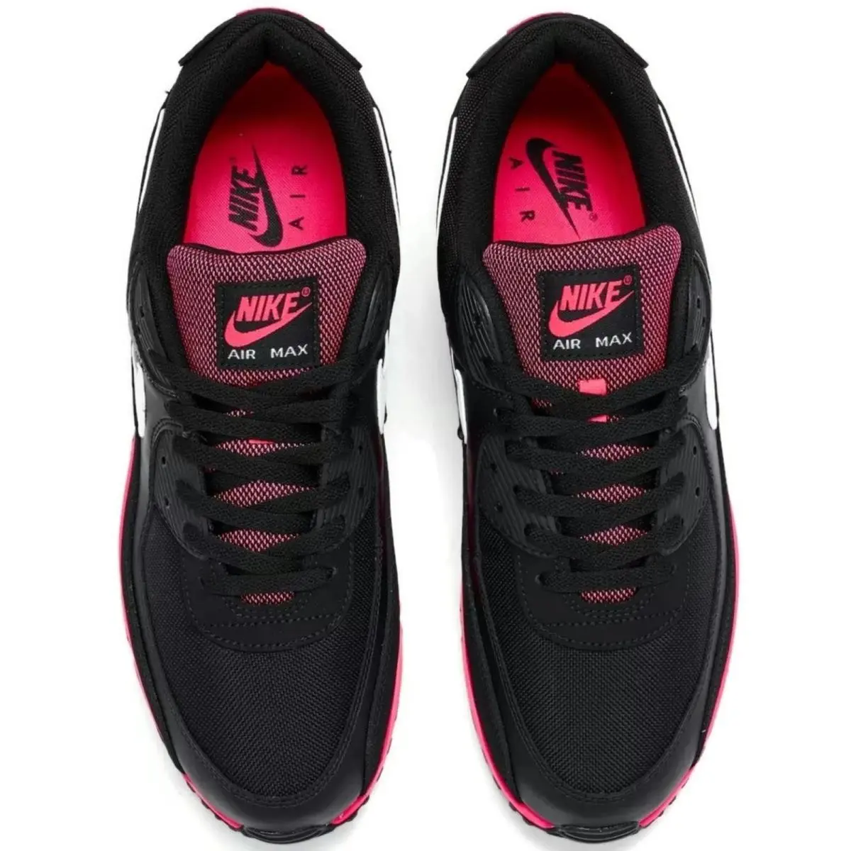 Nike shoes - Nike Air Max 90 - Air Max - Black, Maufacturer: Black/Racer Pink/White 28