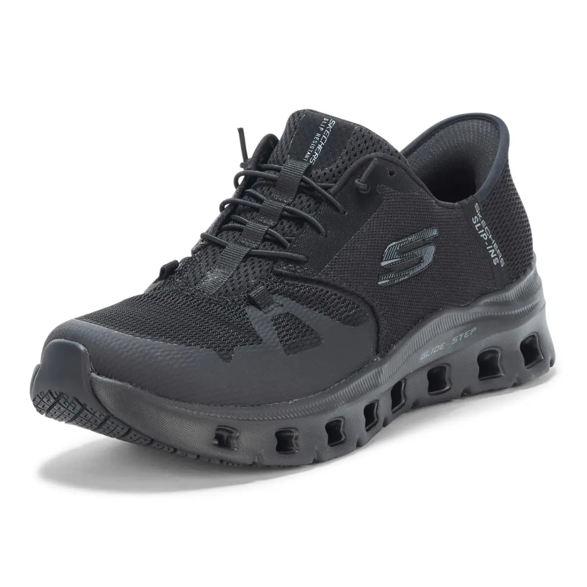 Women`s Work Glide Step Pro SR Edrura Hands Freee Bungee black by Skechers