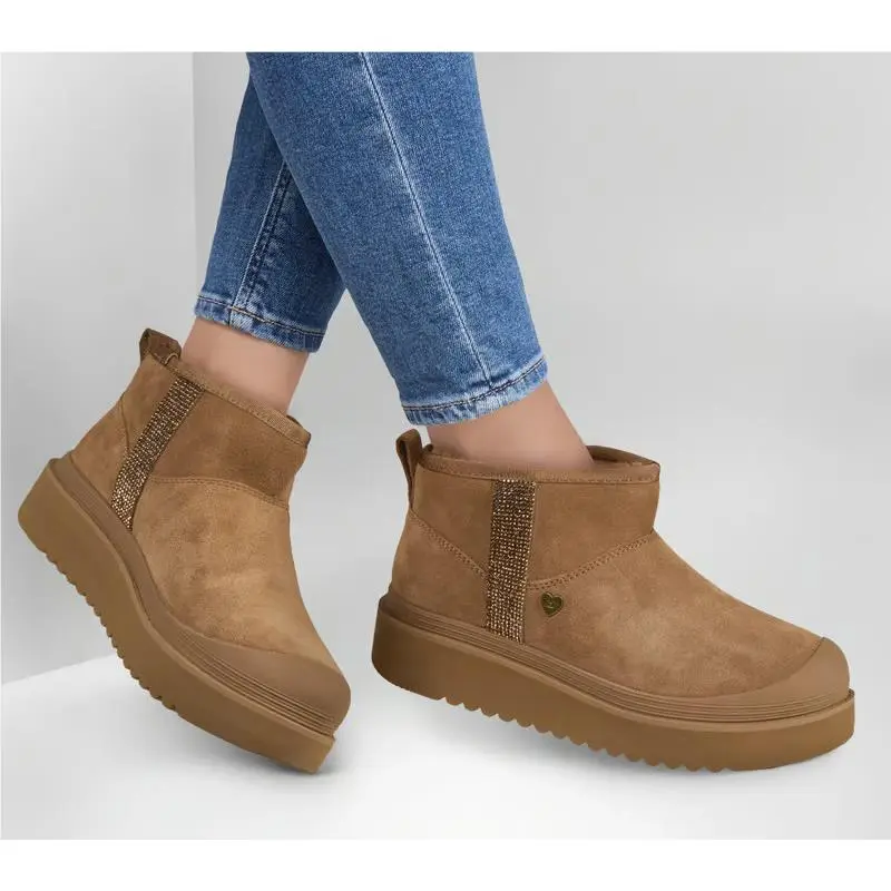 Women`s  Dakota - Heart Hopper Bootie 114629 Color Chestnut by Skechers