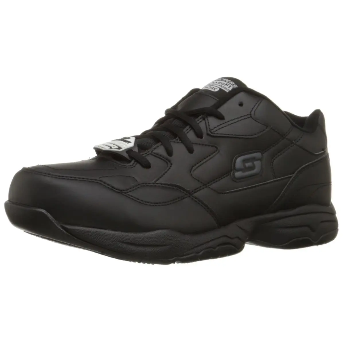Skechers For Work Men`s Felton Walking Shoe Black 9.5 M US