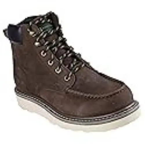 x John Deere Men`s 6 Kadmiel - Grand Creek Soft Toe EH Work Boot Choco by Skechers
