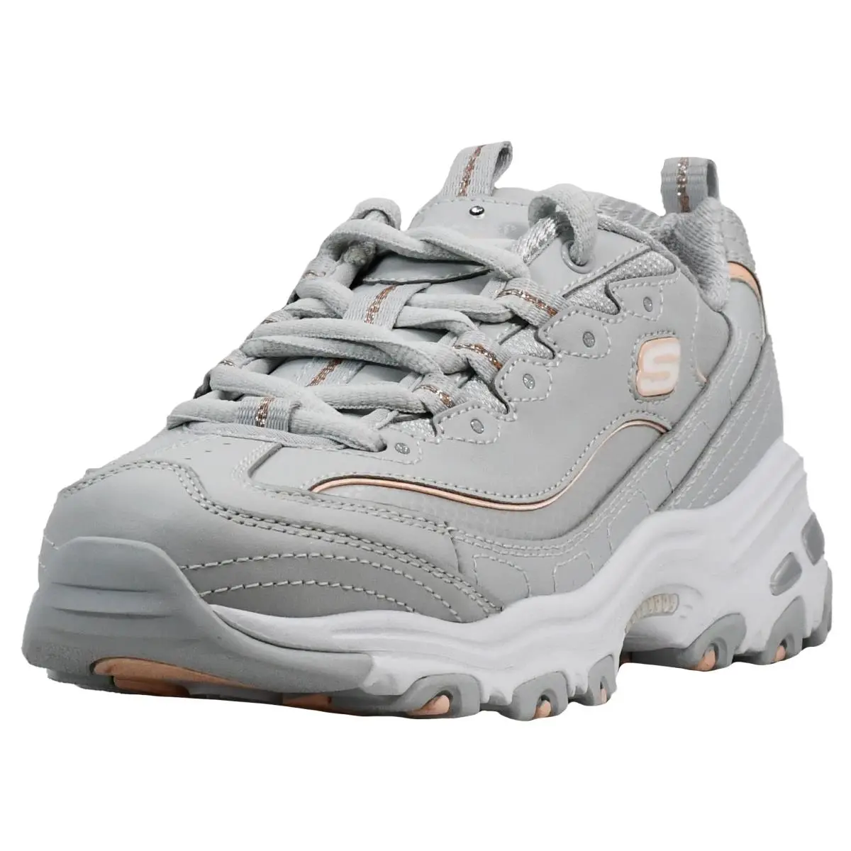 Women`s D`lites- Fresh Start Shoes Black/white 11 M by Skechers
