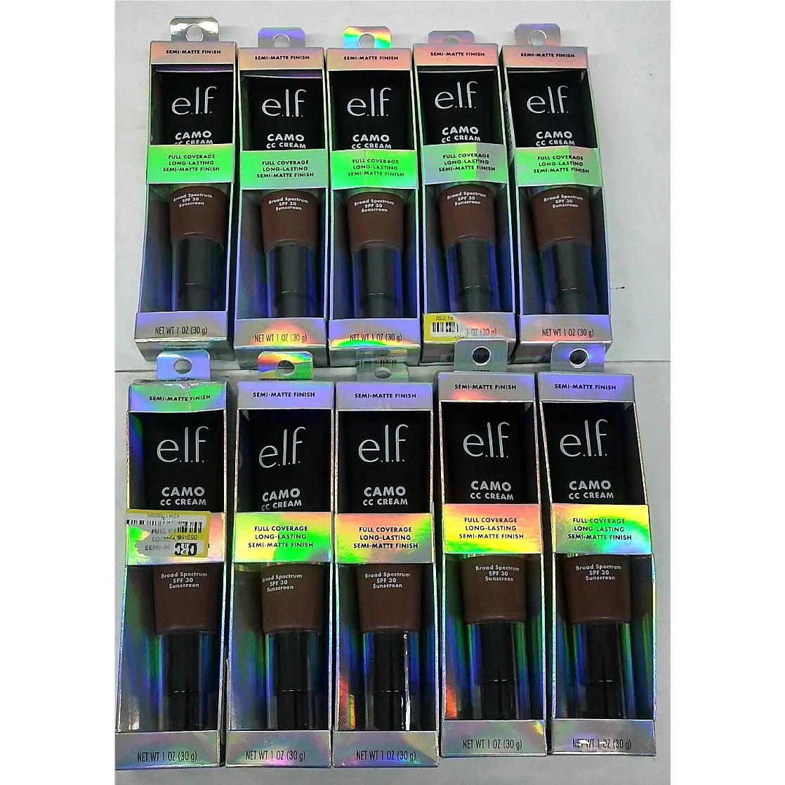 10x E.l.f. Camo CC Cream- Rich 640 W by e.l.f. Cosmetics