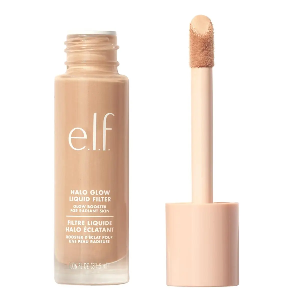 E.l.f. Halo Glow Liquid Filter Complexion Booster Light-medium Vegan