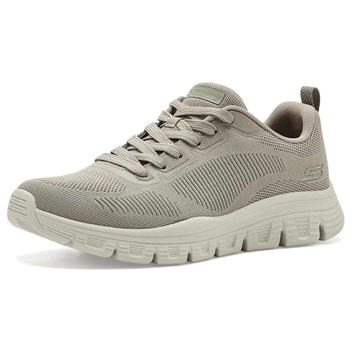 Man`s Sneakers Athletic Shoes Bobs From  B Lite Dark Taupe by Skechers