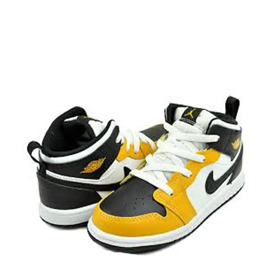 Nike shoes - Jordan 1 Mid Yellow Ochre Toddler - Yellow 3