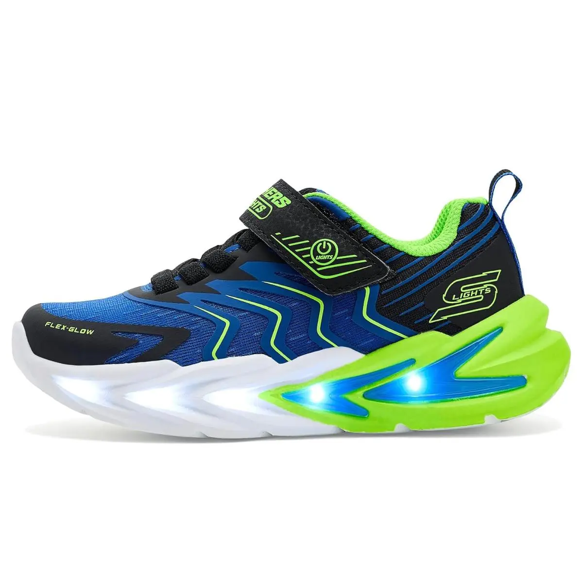Skechers shoes - Black/Blue/Lime 2