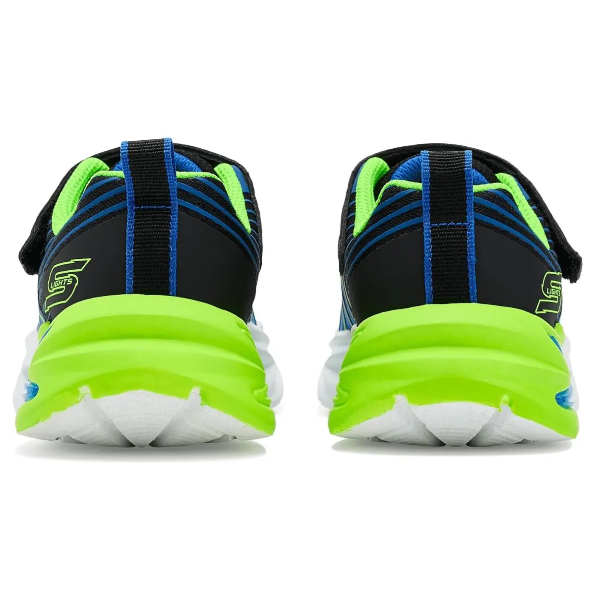 Skechers shoes - Black/Blue/Lime 5