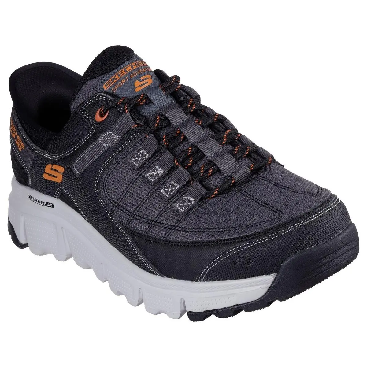 Skechers shoes - GREY/ORANGE 2