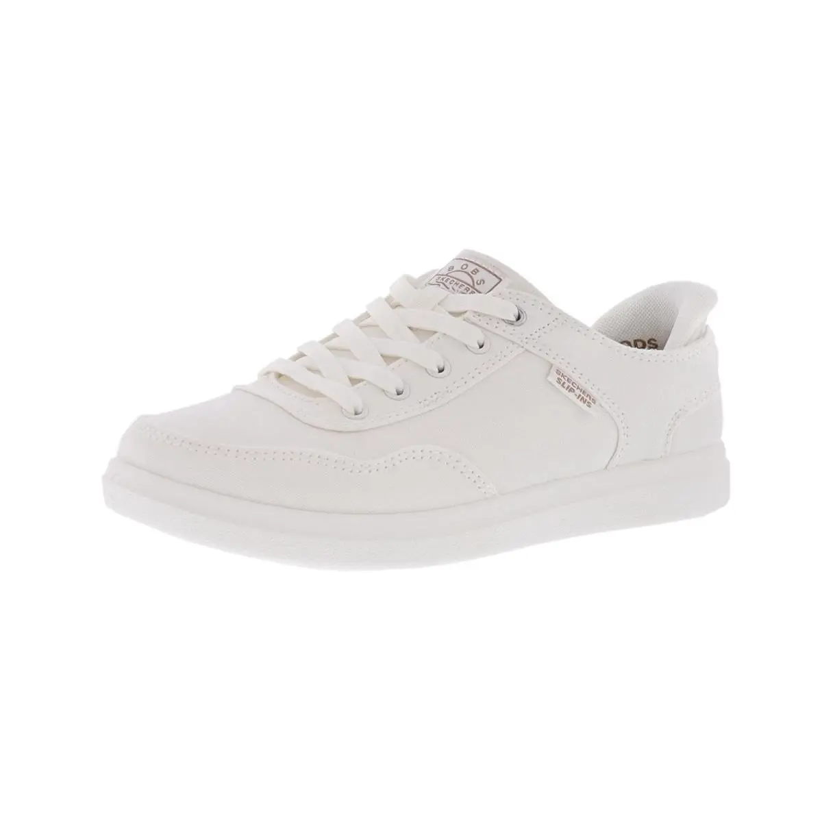 Skechers Women`s Bobs D`vine-so Devoted 114826/OFWT Canvas Upper Shoes - OFF WHITE