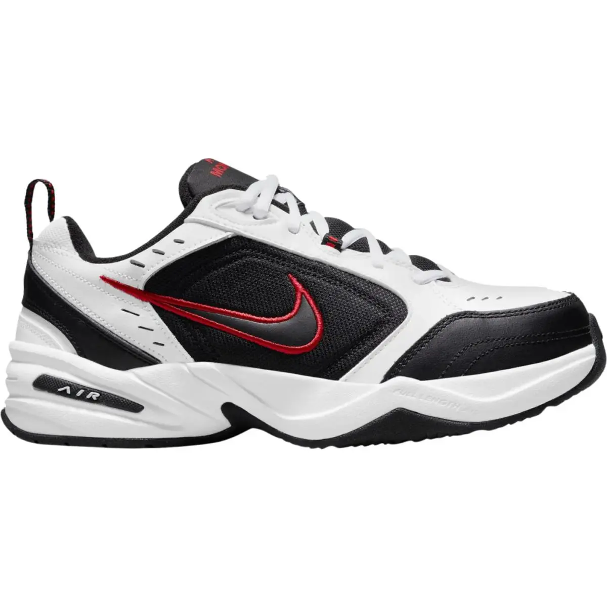 Air Monarch IV Men Workout Shoe US Size 7-14 Colors Athletic White/Black/Varsity Red by Nike