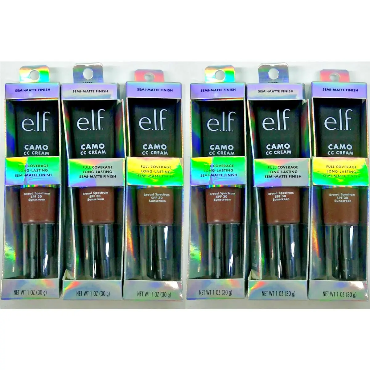6x E.l.f. Camo CC Cream- Rich 640 W