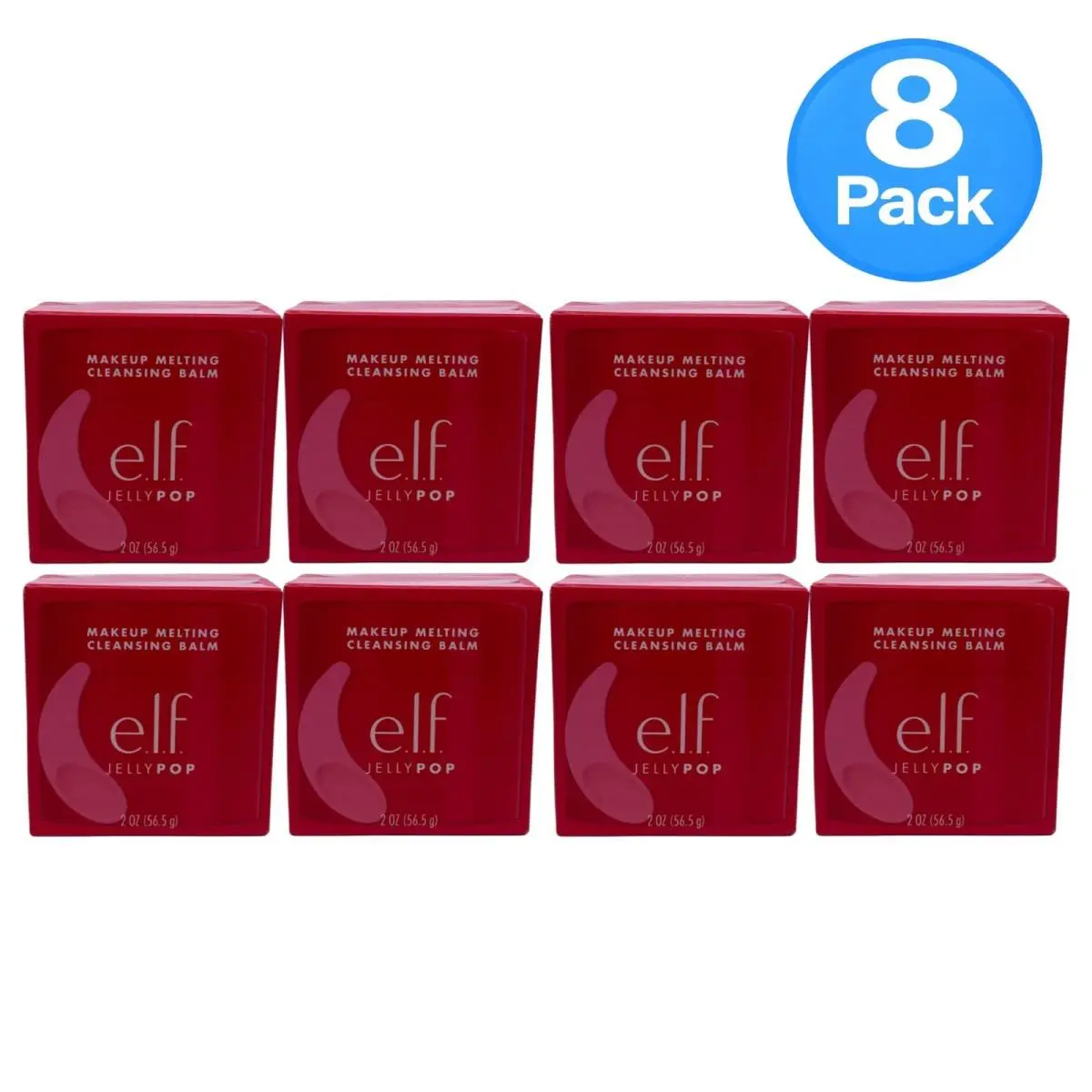 E.l.f. Jelly Pop Makeup Melting Cleansing Balm 2 oz 8 Pack