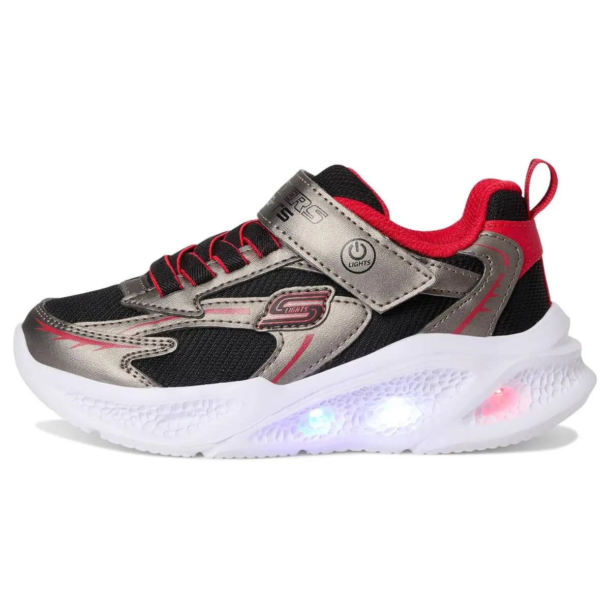 Skechers shoes - Gunmetal/Red 2