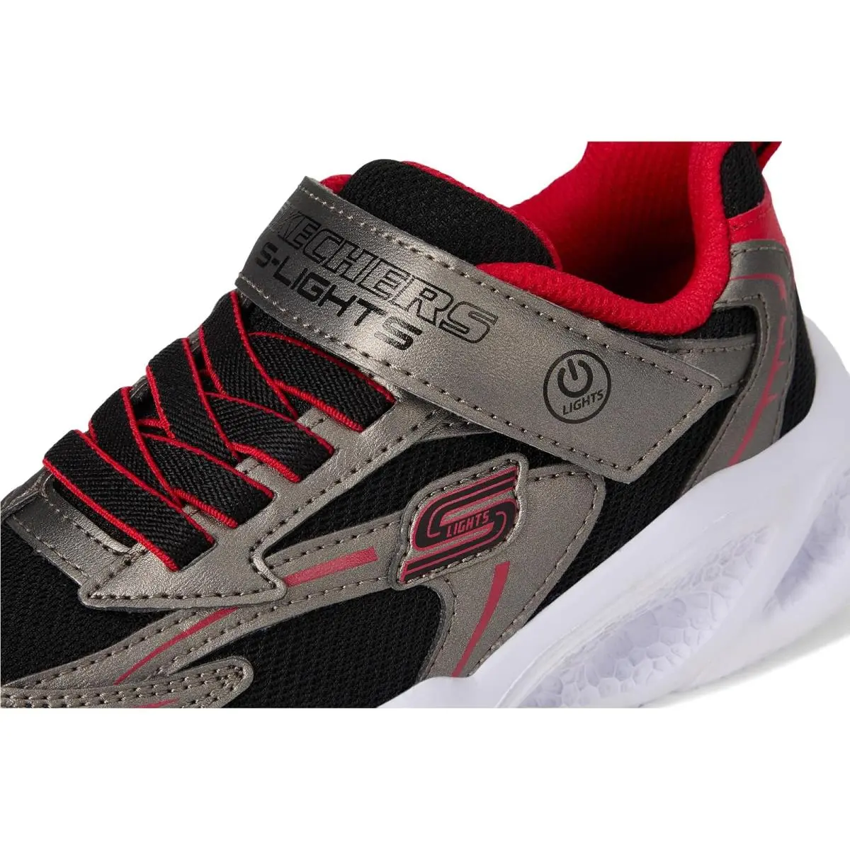 Skechers shoes - Gunmetal/Red 11