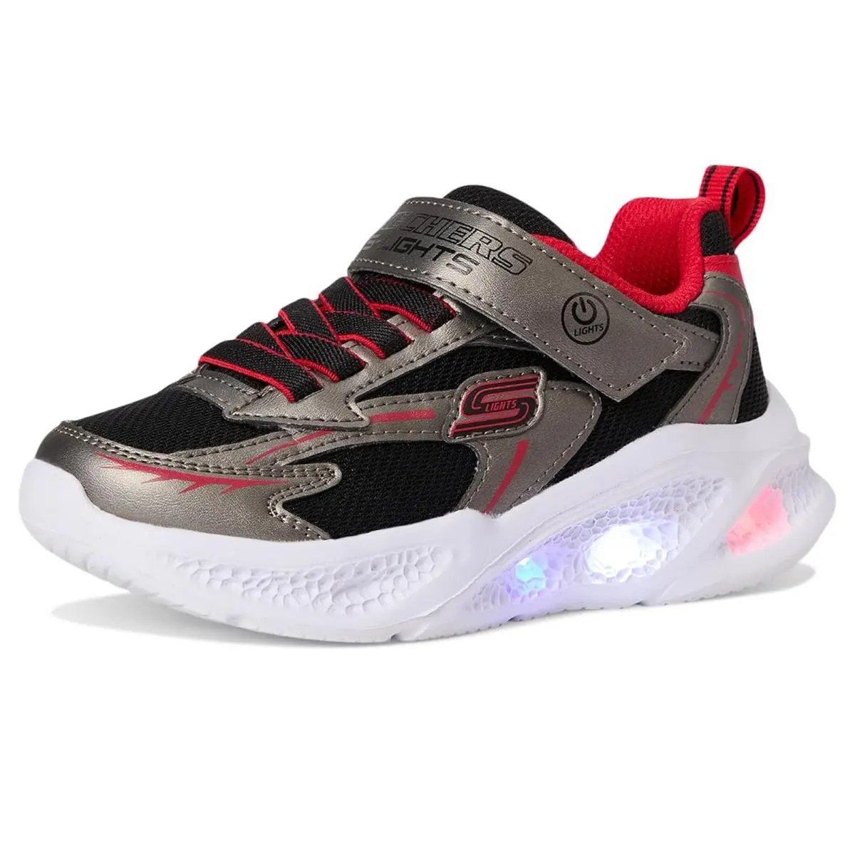 Skechers shoes - Gunmetal/Red 12