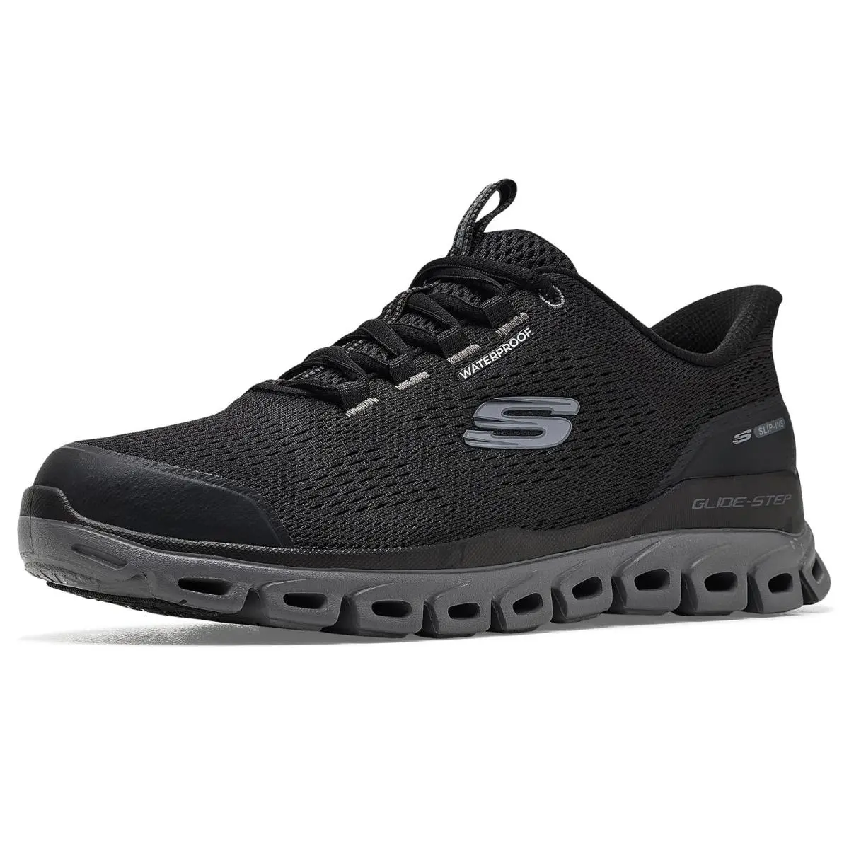 Man`s Shoes  Waterproof Glide-step Sorran Hands-free Slip by Skechers