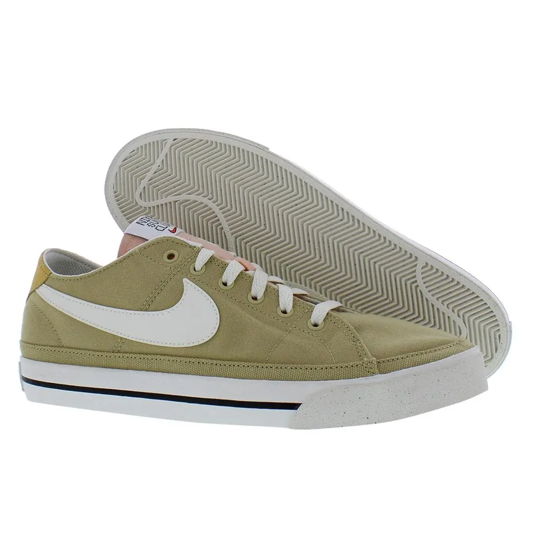 Nike shoes - Wheat Grass/Sail/Vivid Green, Main: Brown 4